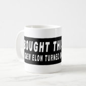 エロ買ンがMAGA Repuに変わったのを知る前に コーヒーマグカップ (正面左)