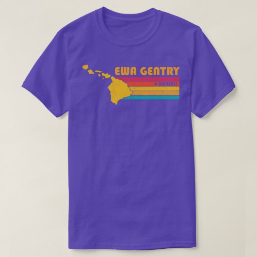 エワジェントリーハワイヴィンテージ動揺して土産 Tシャツ (デザイン正面)