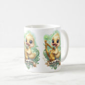 エワールのメロディ» 遊かわいいダックの竪琴 コーヒーマグカップ (正面右)