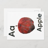 エンの - アップルレッド ポストカード (正面/裏面)