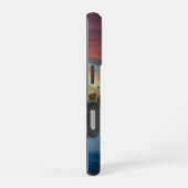 エンカントパークでのドラマチックな日没 iPhoneケース (右側面)