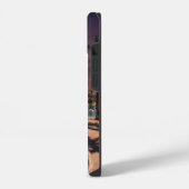 エンカントパークの劇的な夕日 iPhoneケース (左側面)