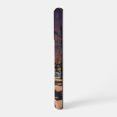 エンカントパークの劇的な夕日 iPhoneケース (左側面)