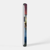 エンカントパークの劇的な夕日 iPhone 15ケース (右側面)