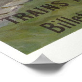 エンガジンスイスレイルウェイヴィンテージ ポスター (角)