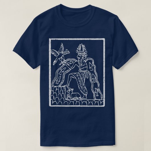エンキシュメール神話アヌンナキ古代王 Tシャツ (デザイン正面)