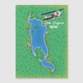 エンギュアフィンランドの地図 (正面)