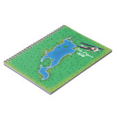 エンギュアフィンランドの地図 ノートブック (左側)