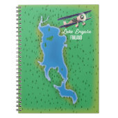 エンギュアフィンランドの地図 ノートブック (正面)