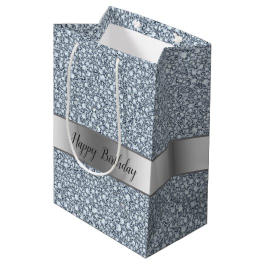 エンクラステッドダイアモンルック – ハッピーバースデー ミディアムペーパーバッグ (裏面アングル)