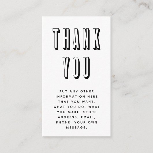 エンクローはっきりしたク感謝していカードとおもしろい エンクロージャーカード (正面)