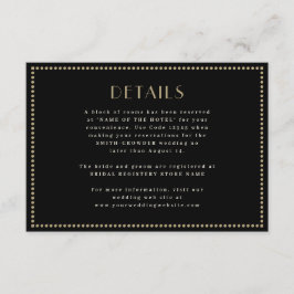 エンクローエレガント縁どルカードのアールデコ エンクロージャーカード