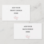 エンクロージャまたは座席表テンプレート(3.5 x 2インチ) エンクロージャーカード (正面/裏面)