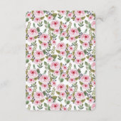 エンクロージャカードおむつラッフル エンクロージャーカード (裏面)