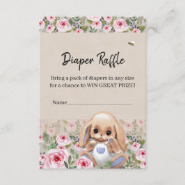 エンクロージャカードおむつラッフル エンクロージャーカード