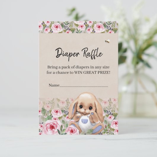 エンクロージャカードおむつラッフル エンクロージャーカード (スタンド正面)