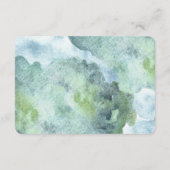 エンクロージャカードおむつラッフル、ベビーシャワー エンクロージャーカード (裏面)