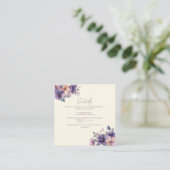 エンクロージャカードにピンク結婚色の花を付ける エンクロージャーカード (スタンド正面)