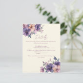 エンクロージャカードにピンク結婚色の花を付ける エンクロージャーカード (スタンド正面)