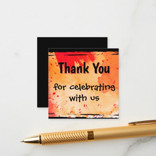 エンクロージャカードに感謝 エンクロージャーカード (正面/裏面インサイチュ)