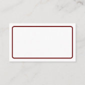 エンクロージャカードのテスト エンクロージャーカード (裏面)