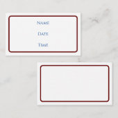 エンクロージャカードのテスト エンクロージャーカード (正面/裏面)
