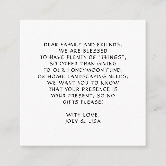 エンクロージャカードのバルクを望む赤いケシ エンクロージャーカード (正面)