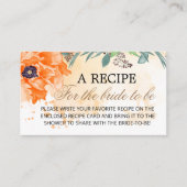 エンクロージャカードのミニマルフローラレシピ エンクロージャーカード (正面)