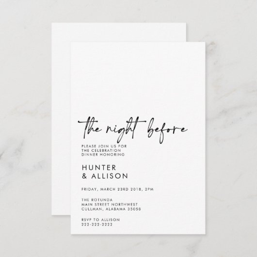 エンクロージャカードの前夜 エンクロージャーカード (正面/裏面)