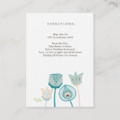 エンクロージャカードの向き披露宴ウェディングカード エンクロージャーカード (裏面)