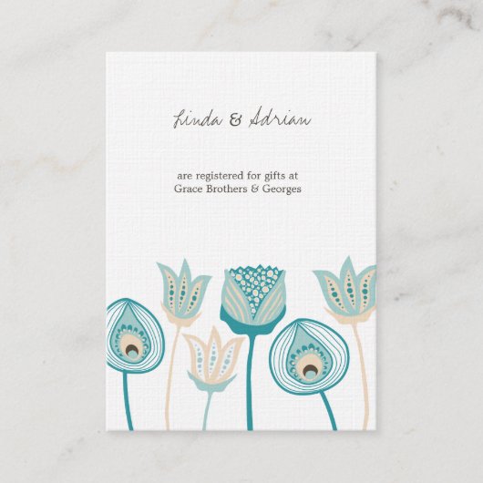 エンクロージャカードの向き披露宴ウェディングカード エンクロージャーカード (正面)