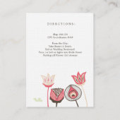 エンクロージャカードの向き披露宴ウェディングカード エンクロージャーカード (裏面)