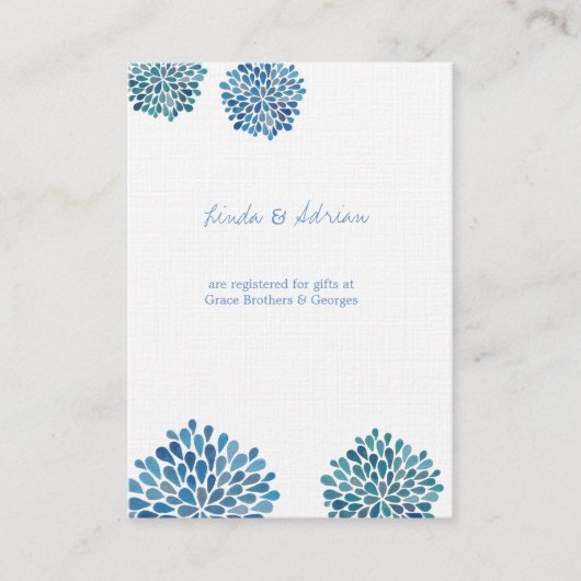 エンクロージャカードの方向レジストリウエディングカード エンクロージャーカード (正面)