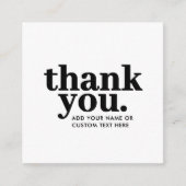 エンクロージャカードをありがとう | レトロ白黒 エンクロージャーカード (正面)