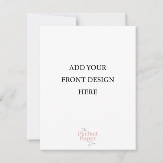 エンクロージャカードテンプレート(4.25 x 5.5) 招待状 (正面)