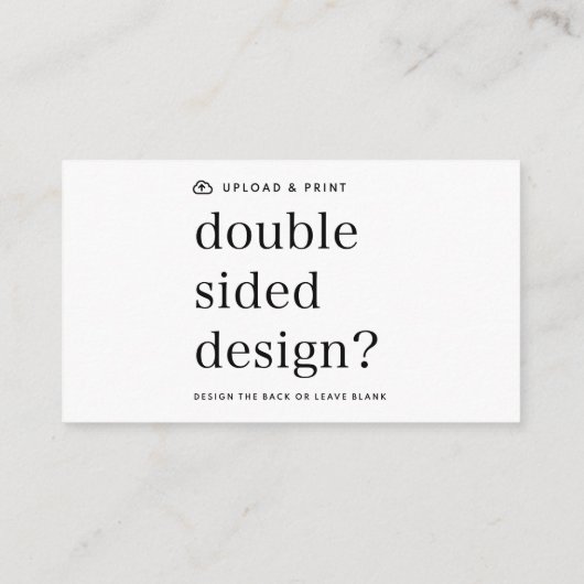 エンクロージャカードデザインのアップロード エンクロージャーカード (裏面)