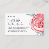 エンクロージャカードブライダルシャワー。 エンクロージャーカード (正面)