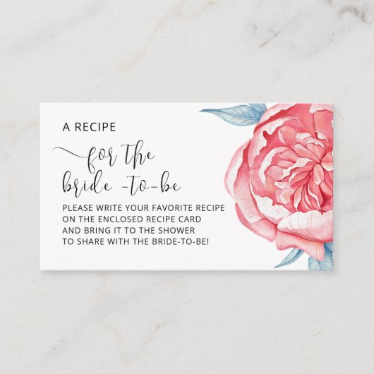 エンクロージャカードブライダルシャワー。 エンクロージャーカード (正面)