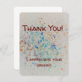 エンクロージャカード注文お礼メッセージ エンクロージャーカード (正面/裏面)