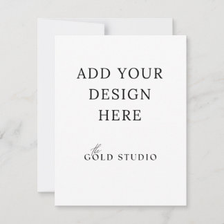 エンクロージャカード空白のテンプレート(4.25 x 5.5) 招待状