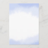 エンクロージャカード赤ちゃんシャワーおむつラッフル。 エンクロージャーカード (裏面)