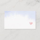 エンクロージャカード「おむつラッフル」赤ちゃんシャワー。 エンクロージャーカード (裏面)