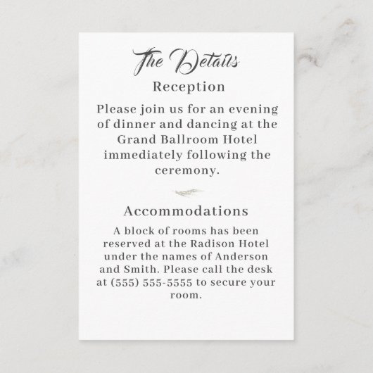 エンクロージャカード エンクロージャーカード (裏面)