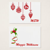 エンクロージャカード – ギフトラベル (正面&裏面)