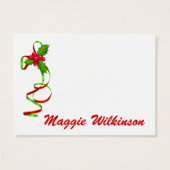 エンクロージャカード – ギフトラベル (裏面)