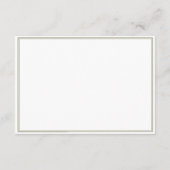 エンクロージャカード(ブライダルシャワー)。 エンクロージャーカード (裏面)