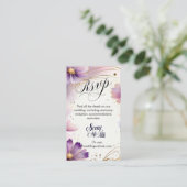 エンクロージャカード – RSVP QRコードのスキャン エンクロージャーカード (スタンド正面)