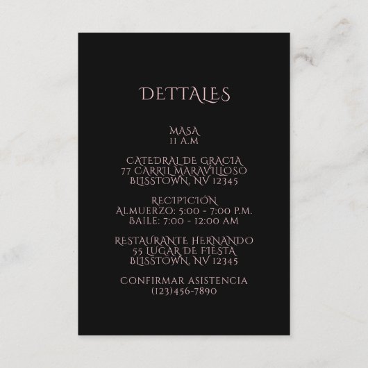 エンクロージャキスペインのンセアニラバラ エンクロージャーカード (裏面)