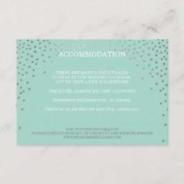 エンクロージャー シック ラスティック ミニ シルバー コンフェッティ ミント