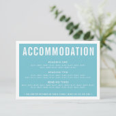 エンクロージャ詳細情報モダンターコイズアクア青 出欠カード (スタンド正面)